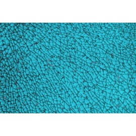 GLOREX Crackle Mosaic Plate, Turquoise, 26 x 17.5 x 1 cm