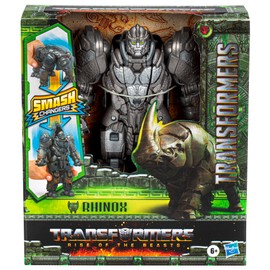 Hasbro Transformers Toys Rise of the Beasts Film, Smash Changer Rhinox Action Figure C Ages 6 and up, 22.5 cm