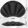 Back of Heel Cushion Inserts, 12Pcs Mesh Self-Adhesive Heel Pads,