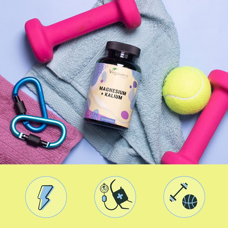 Vegavero Magnesium + Potassium | High Strength Citrate Forms |