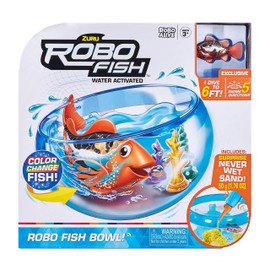 Robo Fish 7126 Robo FishFish Robotic Toy Pet, Playset, Fish Tank, 13.5 x 30 x 28.5 Centimeters