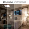 LUXRITE Dimmable 3500K LED Light Bulbs 800 Lumens Pack of