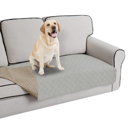 Easy-Going 100% Waterproof Dog Bed Cover, Non-Slip Pet Blanket for Furniture, Washable Couch Cover, Repleasement Sofa Cover (30X70 in, Light Gray)