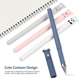 DOITOOL 8 Pcs Ballpoint Pen Refill Erasable Pens Student Stationery Supplies Erasable Office School Supplies Party Favors Plastic