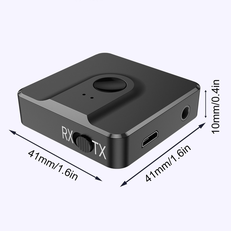 Bluetooth 5.0 Receiver Transmitter 2 In 1 Wireless Audio Adapter