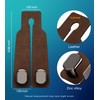 AMINOR 2 Pack Car Seats Hooks for Headrest, 2-in-1 Premium