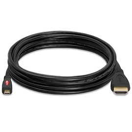 Cmple Micro HDMI to HDMI Cable Gold Plated - 10 Feet