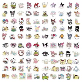 200Pcs Kawaii Stickers,Anime Stickers,Vinyl Decals for Laptops,Skateboards,Water Bottles, Computers,Adults,Teens