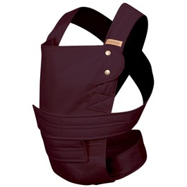 marsupi Baby Carrier for Newborns from Birth up to 15kg, Lightweight and Compact Baby Carrier with Sturdy Velcro System, Organic Cotton - Classic/Berry, Size XL