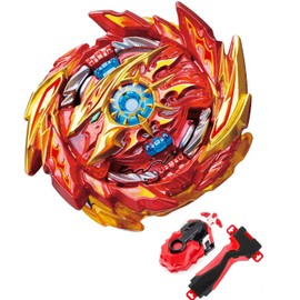 Desamvap Bey Battling Burst Top, Pro Series B-159 Super Hyperion String Launcher Right/Left Spin Bey Blades Launcher & Grip with Spinning Top, Kid Toys for 8 Years Old Boys & Girls Chindren