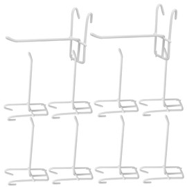 SHINEOFI 10pcs Display Hooks for Grid Wall Sturdy Iron Hanging Hooks for Home Organization Practical Wall Mounted Hangers for Pictures and Artwork Compact Versatile Design