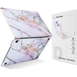 Decal Skin Compatible with 2022~2025 MacBook Air 15.3 inch (Model A3241/A3114/A2941 M4 M3 M2 Chip), Protective Decorative Full Body Laptop Skin, Anti-Scratch Sticker Wrap [Cracked Marble]