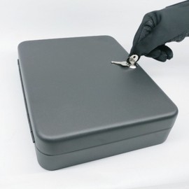 Matte Key Storage Case for Parking Lots & Apartment Management Offices Black