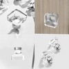 coolnews 8 Pack Crystal Cabinet Knobs, Crystal Drawer Knobs, Glass