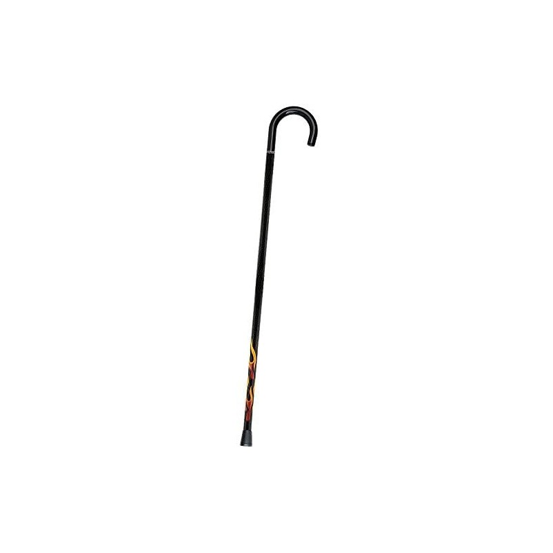 House Flame Tourist Walking Cane – Ultra Lightweight Triple Wound