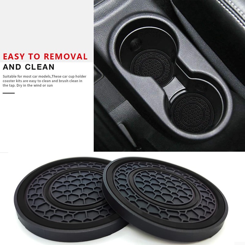 Auprite Non-Slip Anti Dust Mats - 2 Pack 2.75 Inch