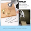 Glarks 279pcs Picture Hanging Equipment, Hanging Hardware with Hooks, Wire,