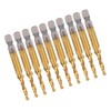 Tap Drill Set, 10 Pieces, Pitch: Approx. 0.03 inches (0.7