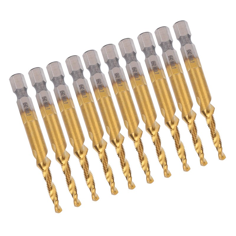 Tap Drill Set, 10 Pieces, Pitch: Approx. 0.03 inches (0.7