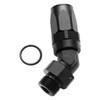 Vibrant Hose End Fitting Male 6AN 45 Degree 9/16-18 Thread