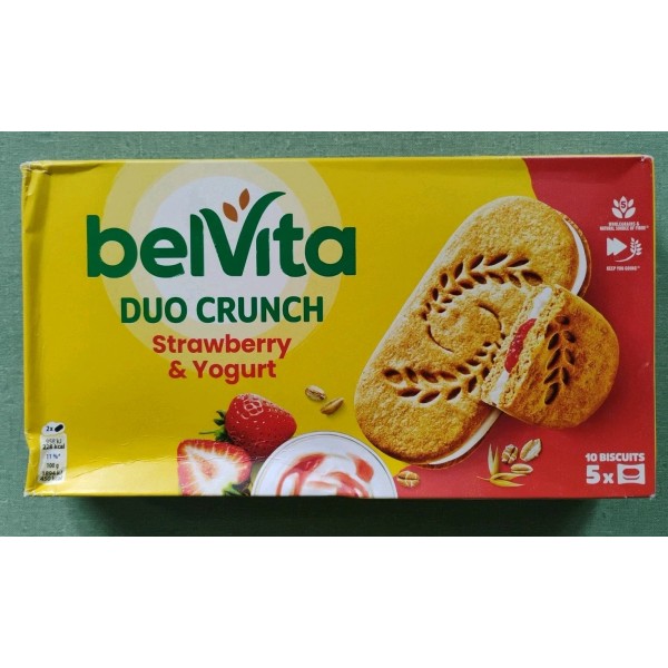 Belvita Strawberry & Yogurt Biscuits 10 each Exp 10/2025