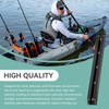 8" Black Kayak Gear Track Rail for YakAttack GTSL90 GearTrac