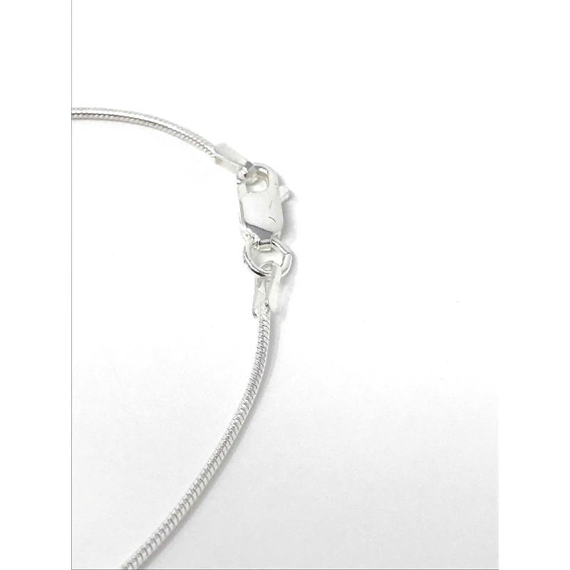 925 Sterling Silver Trinity Knot Pendant on Snake Chain, Sterling