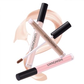 LiangNiShi [3 in 1 Multi-Function] 24 Hour Closure, Waterproof, Contouring Liquid, 3 Colors (Highlights, Shadows, Cheek), Natural Makeup, Pore Cover, Small Face Effect, 0.1 fl oz (3 ml) (#01