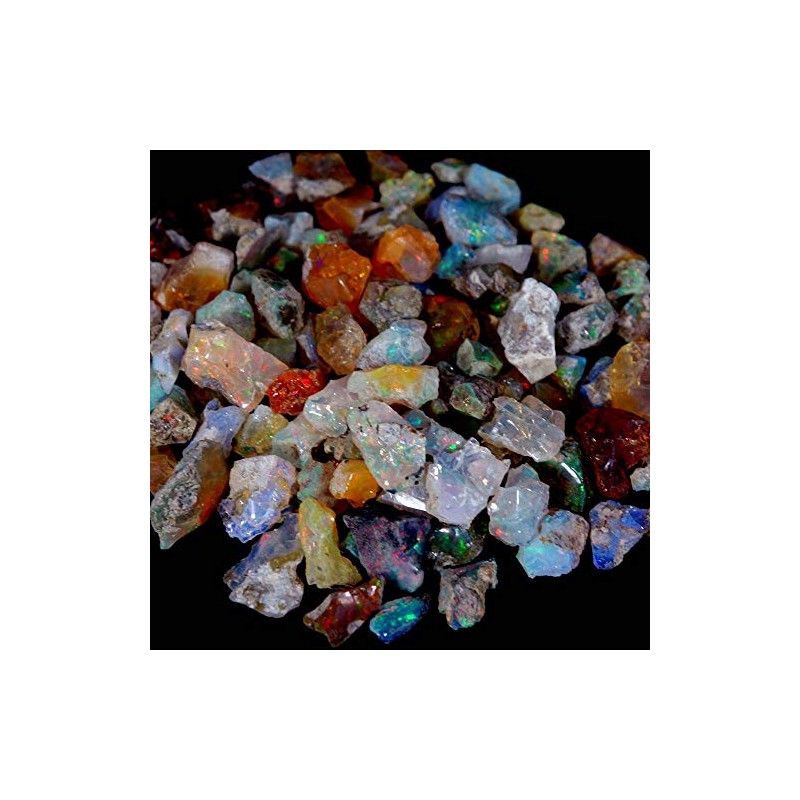 dadu_creation 100% Beautiful 100% Natural Multi Power Ethiopian Opal Rough