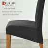 Deisy Dee Stretch XL/Oversized Extra Large Velvet Dining Room Chair