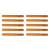 10pcs Nail File Professional Wood Core Reusable Double Sides Washable