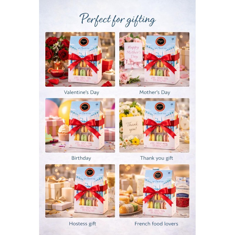 Maxim’s de Paris French Macaron Gift Box – Gourmet Macaron
