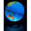 Replogle Odessa - Blue Ocean 2-Way Map, Illuminated World Globe,