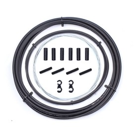 Universal Bicycle Shift Cable Bicycle Cable Housing Bicycle Cable Tube for MTB Road Bikes (Black)