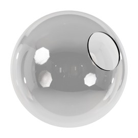 KastLite 20" Clear Acrylic Lamp Post Globe | Smooth Textured with 5.25" Neckless Opening | Manufactured in the USA