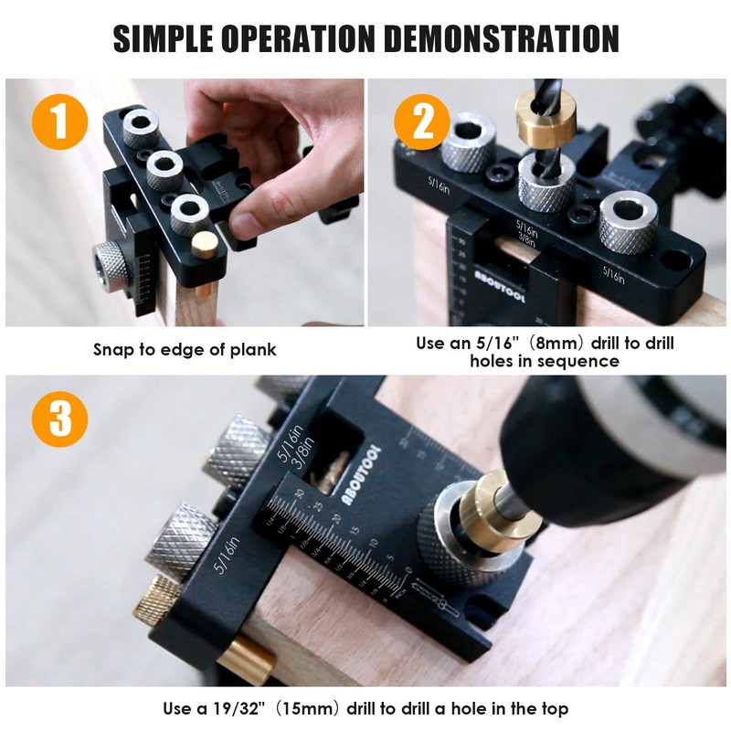 Self Centering Doweling Jig Kit - Dowel Jig Kit for