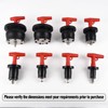 T-Handle Scupper Plugs Expansion Rubber Plugs Boat Drain Plug Twist-Turn
