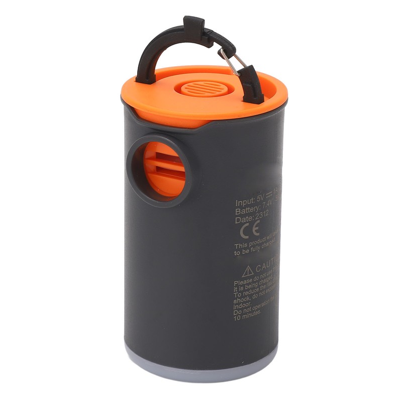 Mini Air Pump Illuminated USB Rechargeable Portable with 5 Air
