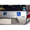 AMUZ SD-2 International Symbol Wheelchair Reflective Type Magnet 4.3 x
