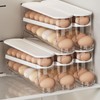 rflaueo Refrigerator Egg Holder Egg Holder for Fridge With Lid