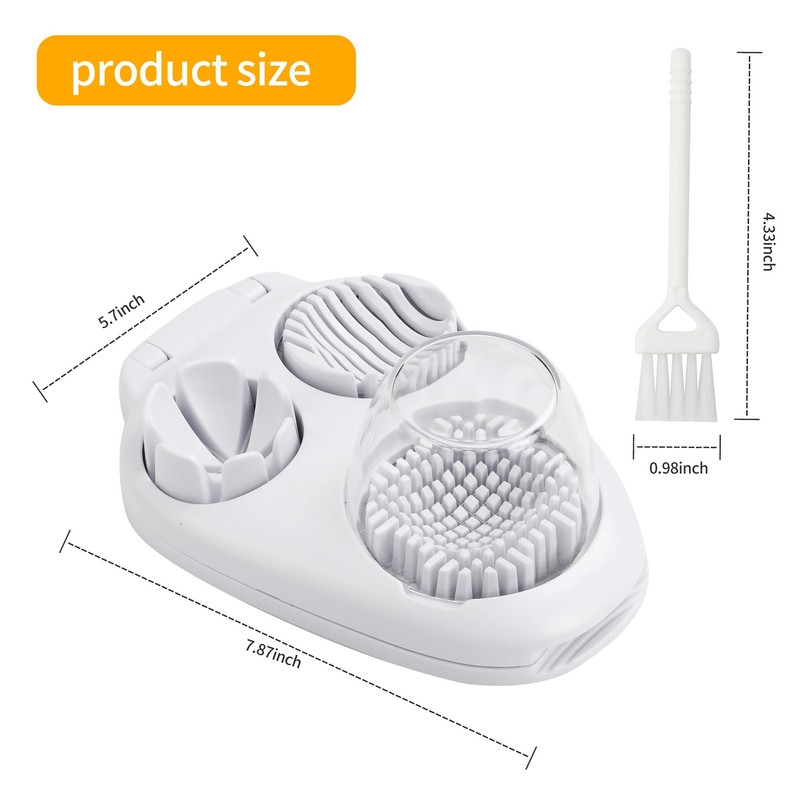 Egg Cutter 3 in 1, Egg Separator, Egg Slicer, Dishwasher
