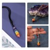 JSDDE 108 Mala Chain with Chakra Pendant Necklace Chakra Stones