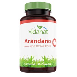 Vidanat Arándano Cápsulas Suplemento Alimenticio Natural