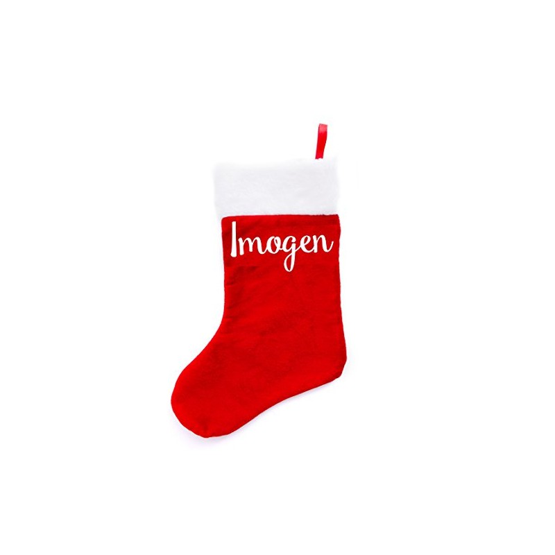 Boxer Gifts Imogen Xmas Stockings, Velvet, Multi-Colour, 38 x 16