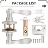Probrico (3 Pack Keyed Alike Entry Door Lever [Lock with