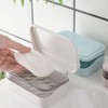 Itisyou Soap Box Portable Soap Case with Lid and Drainer,