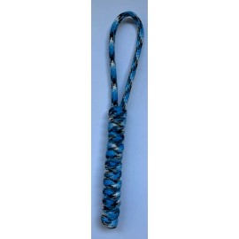 Handmade 550 Paracord Keychain ID Lanyard Knife Multitool USA Seller Blue Snake