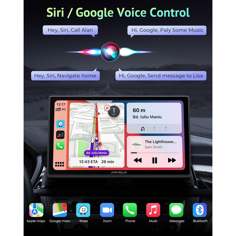 [Car Multimedia Player] Apple Carplay Screen for Car with 2.5K