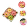BIUDECO 4pcs Doughnut Shape Spa Balls for Relaxation Sea Salt