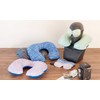 PALAS&DECORELUONNOS KTV-440 Cateva Pumping Neck Pillow, Blue, Polyester, PVC
